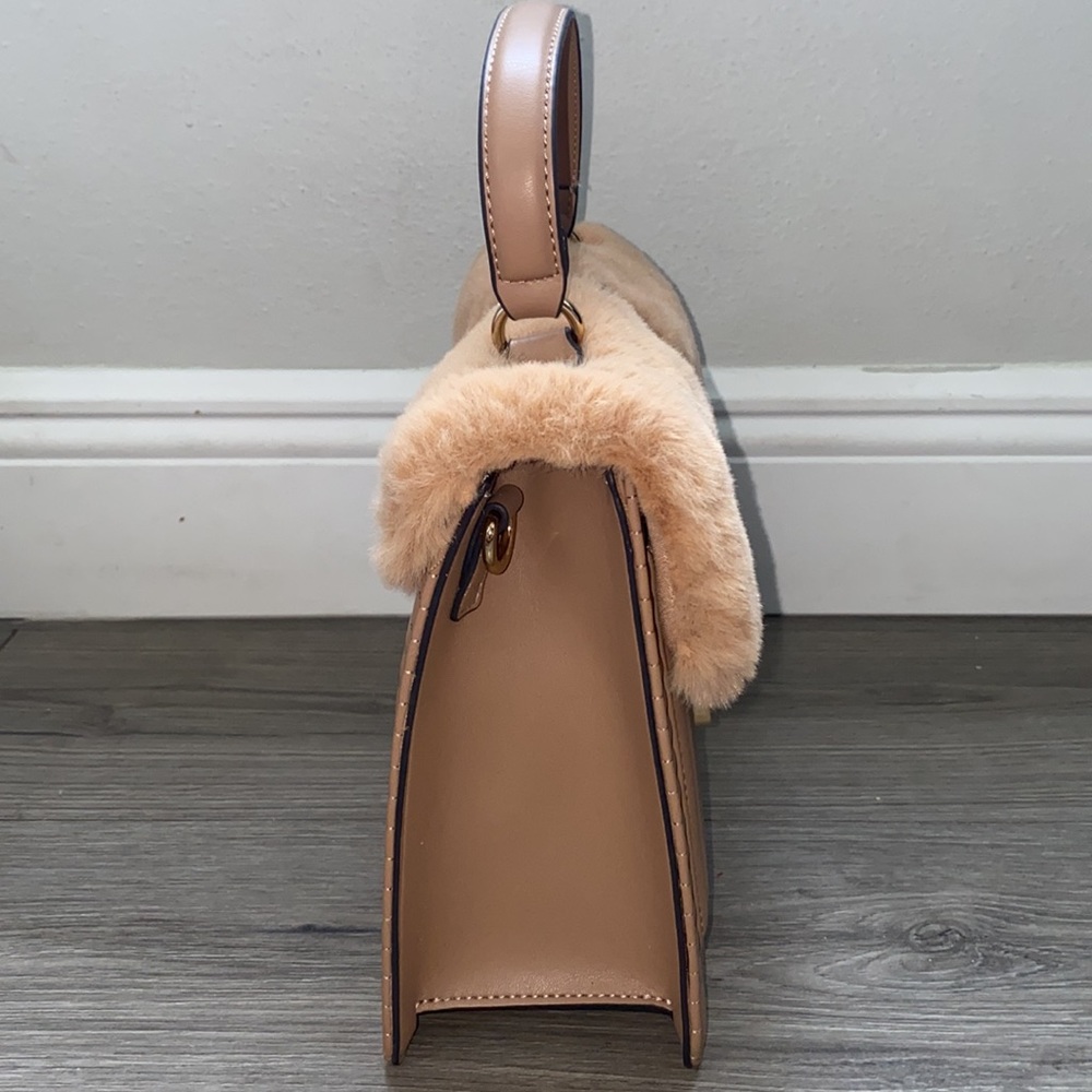 ALDO TAUPE FUR BAG - Picture 3 of 15